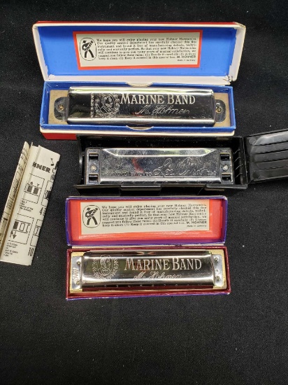M Hohner Marine Band Harmonicas and Lee Oskar by Tombo