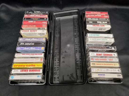 Cassette tapes. Kenny G. David Sanborn. Luther Vandross. Chuck Berry and more.