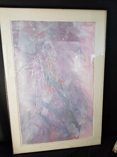 Extra Large Abstract Framed