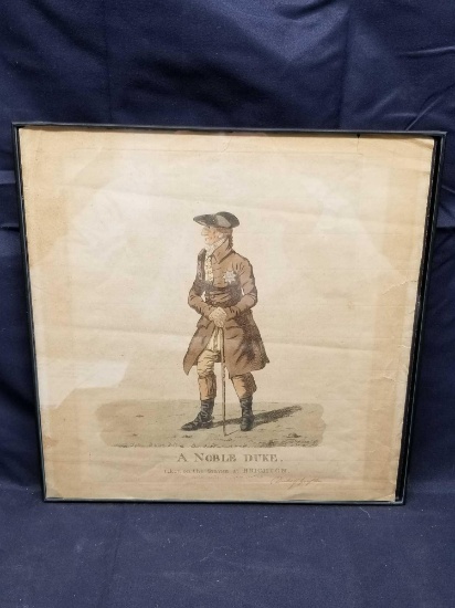 Duke of Grafton Print Hand Colored 1800-1810