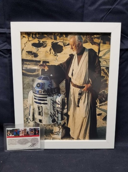 Kenny Baker Star Wars Signed Photo COA