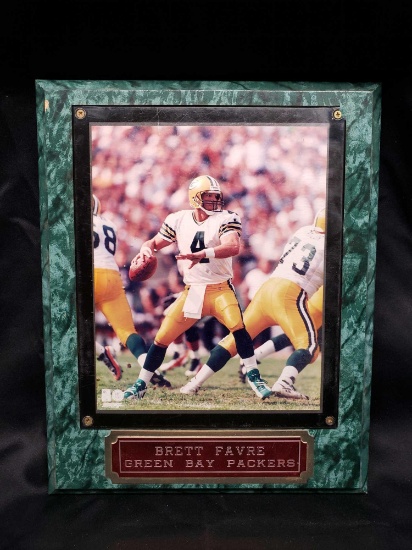 Brett Favre Green Bay Packers plaque