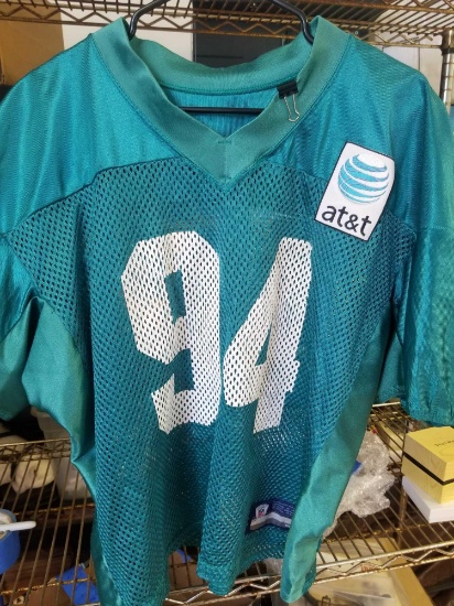 Randy Starks Dolphins Practice Used Jersey
