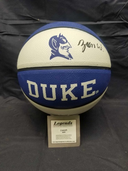 Zion Williams Signed Duke Basketball COA