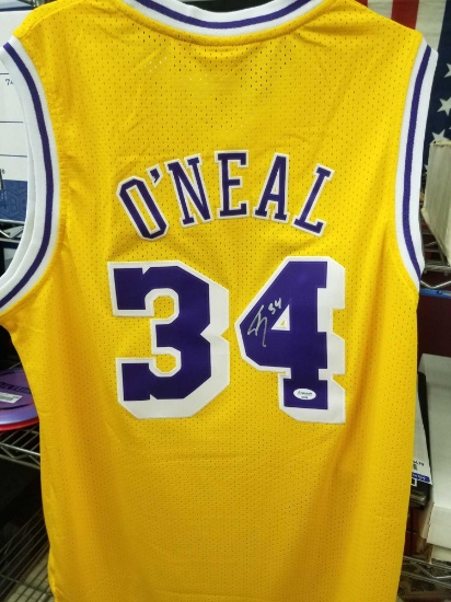 Shaquille O'neal Signed Jersey COA