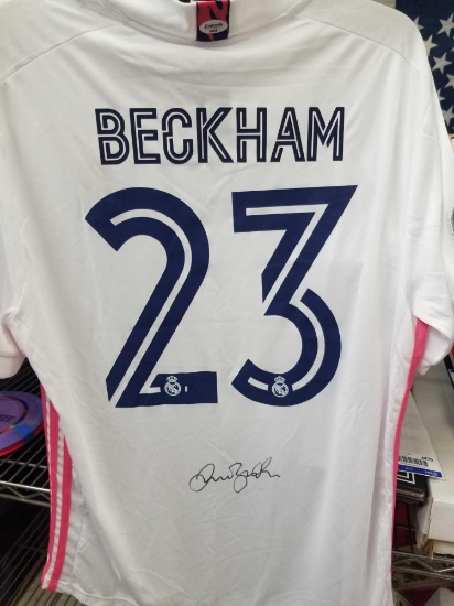 David Beckham Signed Jersey COA