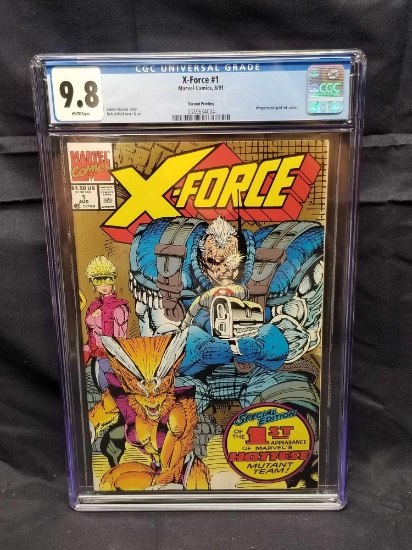 1991 X Force #1 Marvel Graded 9.8