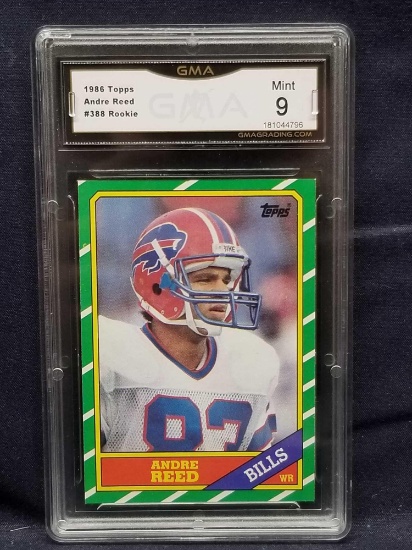 1986 Topps Andre Reed Rookie GMA Mint 9
