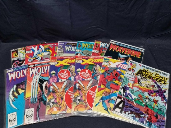 Vintage Marvel X-Men Comics 13 Units