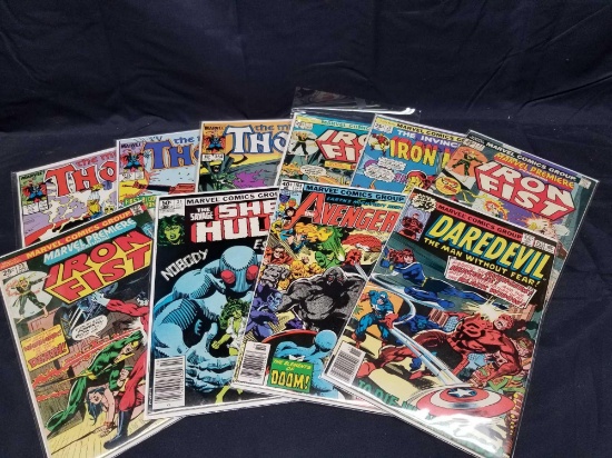 Vintage Marvel Comic Books 10 Units