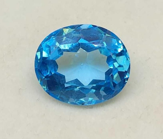 Blue Topaz gemstone 6.83ct