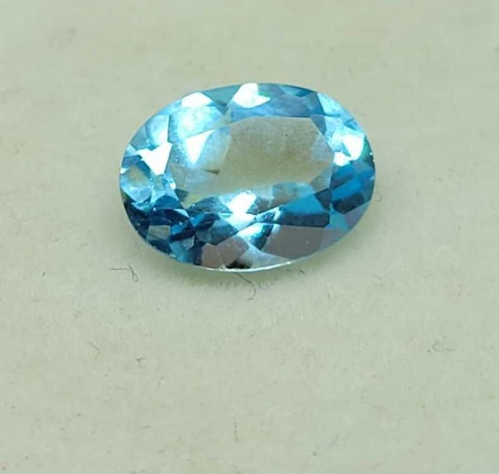 Blue citrine 1.39ct gemstone