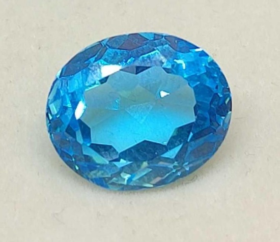 Blue Topaz gemstone 7.44ct