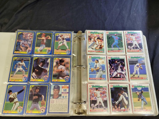Binder of Sports cards