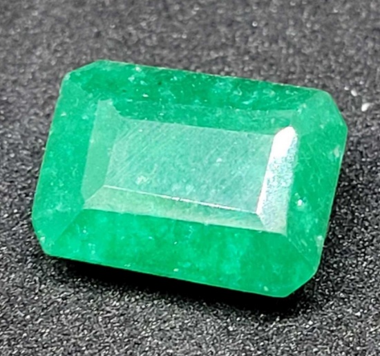 Emerald 9.11ct stunning glowing sea green beauty natural earth mined gem