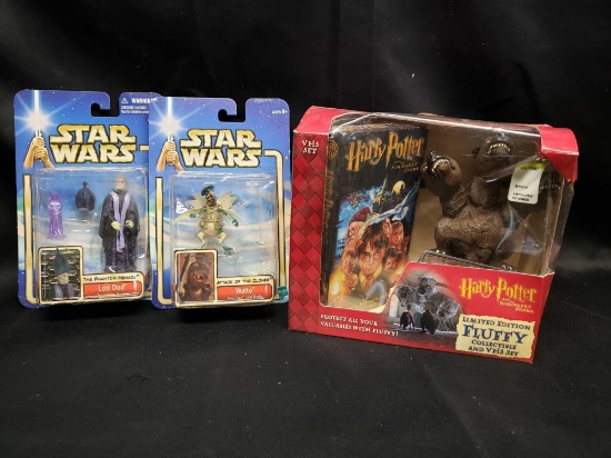 Star Wars Lott Dod. Watto. Harry Potter Limited Edition Fluffy collectable and VHS set