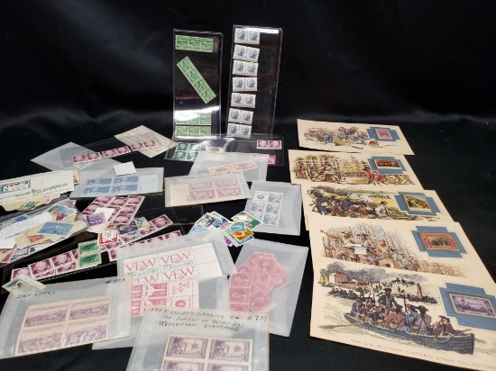 Rare US Stamps. Military Historic Stamp Collection. 1934 Nicolets Landing and more
