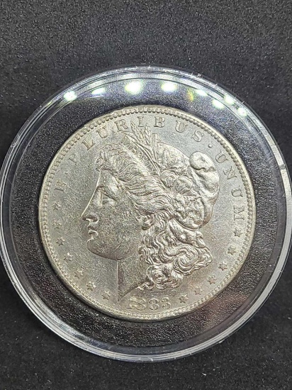 1883-s Morgan silver dollar 90% silver