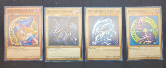Yu-Gi-Oh Trading cards 4 cards rare