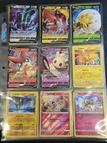 Pokemon cards V cards holo rear Rapid Strike