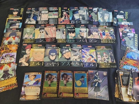 Dragon ball z, Naruto, Buddy fight cards