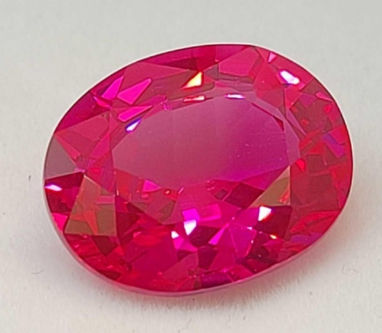 Ruby 11.38ct oval cut gemstone beautiful stone