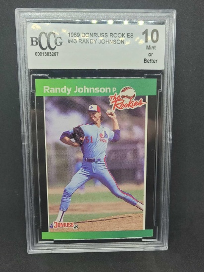 1989 Donruss Rookies #43 Randy Johnson mint 10 0r better baseball card