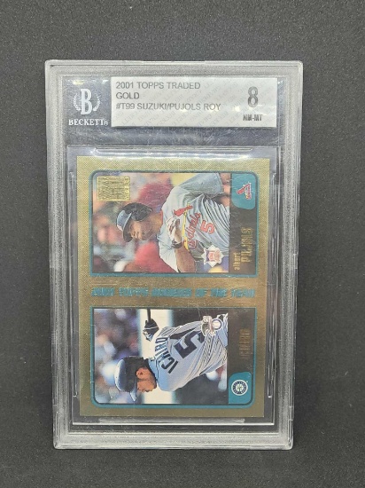 2001 Topps Traded gold #T99 Suzuki/Pujols Roy