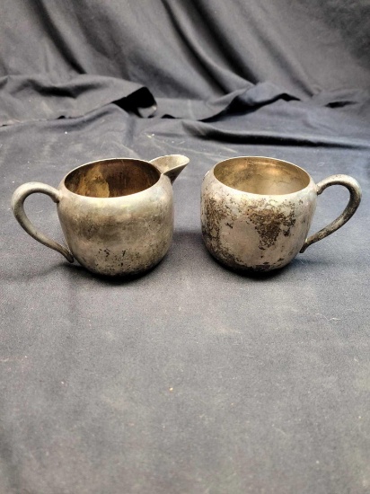 Antique sterling plate silver cups with vatican silver stamp very rare and old