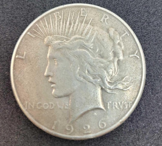 1926 liberty peace silver dollar 90% silver