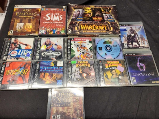 Mix lot of game Playstation, ps3 and pc