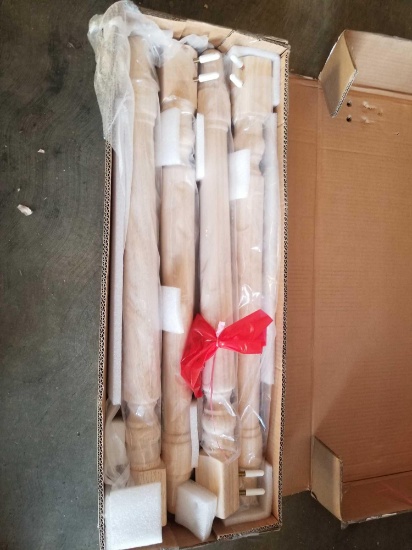 New Set of 4 Table Legs Wood