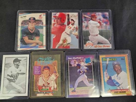 Baseball cards mixed years