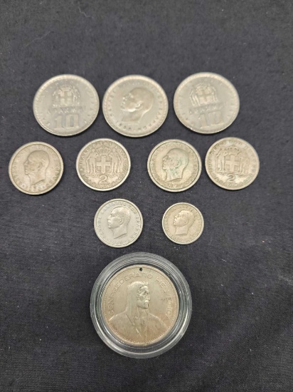 Greese coins 10 coins