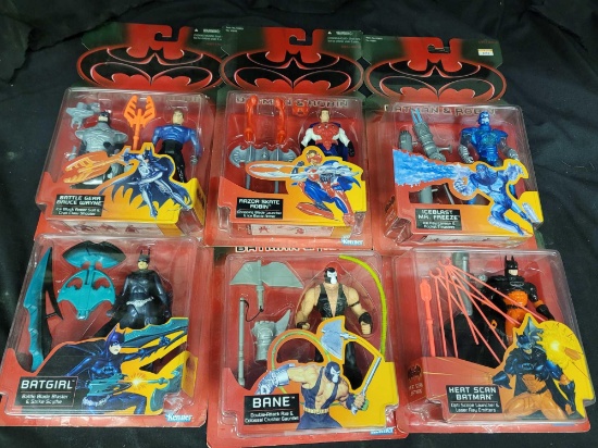 Batman and Robin toys 6 figures