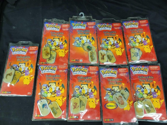 Pokemon collectible dog tags