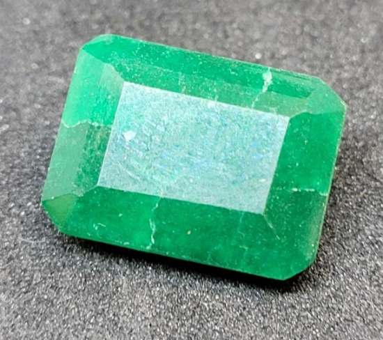 10.60ct emerald natural mined beauty emerald cut huge stone