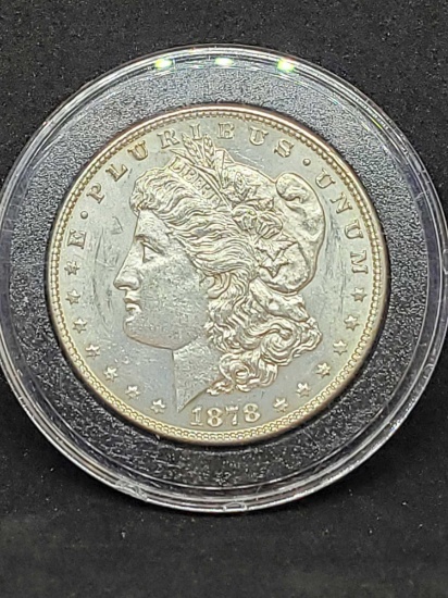1878 Morgan silver dollar Frosty
