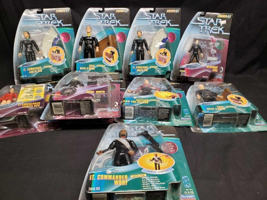 Star Trek action figures. Borg Queen, Lt. Commander Jadzia Dax, Chief Miles O Brien and more.