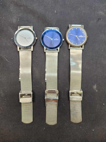 3 skagen watches stainless steel bands