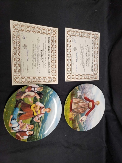 1986 Knowles The Sound of Music Collector plates. Do-Re-Mi and The Sound of Music