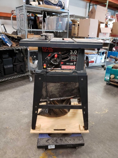 Sears Craftsman 3.0 Table saw. Model no. 137.248100