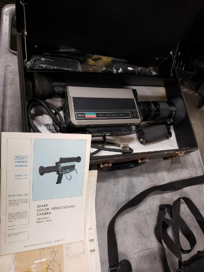 Vintage Sears Color Video/Sound Camera. 2 Sony Cybershot 4.1 Digital cameras