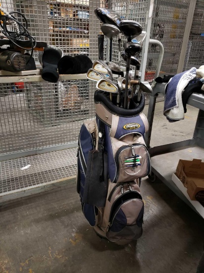 Taylor Made Burner Drivers, La Jolla irons plus more and Crospete sports bag.