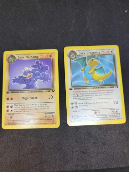 Pokemon cards 1st edition Team Rocket Non holo