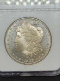 Morgan silver dollar 1879-s MS46 Graded Frosty slab