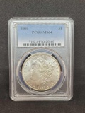 1888 Morgan silver dollar MS64 PCGS