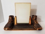 1939 Brass Shoe Picture Frame