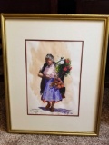 1994 La Flores Lorenzo Mexico Framed Art