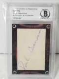 2017 Historic Autographs Paul Casanova Beckett Authentic